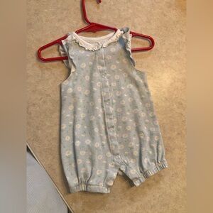 Little Me Baby Romper with Floral Design